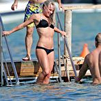 First pic of Chloe Madeley seen taking a dip in the ocean in Ibiza