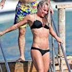 Third pic of Chloe Madeley seen taking a dip in the ocean in Ibiza