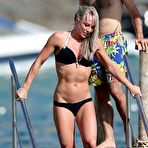 Fourth pic of Chloe Madeley seen taking a dip in the ocean in Ibiza