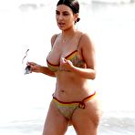 First pic of Kim Kardashian in bikini on the beach in Tulum