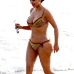 Third pic of Kim Kardashian in bikini on the beach in Tulum