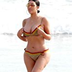 Fourth pic of Kim Kardashian in bikini on the beach in Tulum