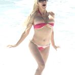 Second pic of Angelique Morgan in bikini on the beach in Malibu
