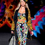 Second pic of Hailey Baldwin runway and backstage at Moschino fashion show