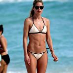 Fourth pic of Doutzen Kroes in bikini on a beach in Miami