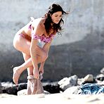 Third pic of Courtney Robertson in bikini candids in Malibu