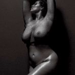 First pic of Ashley Graham fully nude black-&-white images