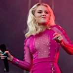 Second pic of Zara Larsson performing at the Bravella festival