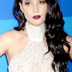 Second pic of Halsey in see through suit at 2016 MTV Video Music Awards