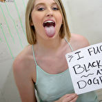 Fourth pic of Blonde Fucking a Black Dick