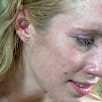 Fourth pic of SexPreviews - Nicki Blue naked submissive blonde is bound in spread her body toyed