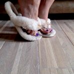 Fourth pic of Misstiff Fluffy - Slipper Foot Fetish
