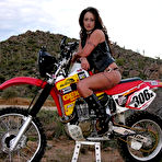 Fourth pic of Eva Notty's big titties on a dirt bike ride through the desert may cause quakes | Boobs Photo