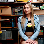 First pic of Blonde shoplyfter Blair Williams caught and punished