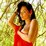 Third pic of Brunette in red - Leenks Smut