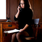 First pic of Valeri Busty Secretary Office Fantasy - Cherry Nudes