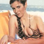 Third pic of Carrie Fisher - Star Wars photoshoot for Rolling Stones Magazine