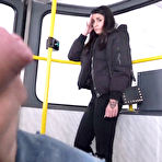 First pic of Woman watches me jerking off on a tram!