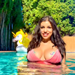 First pic of Briana Lee Pool Floatie 12 Nude Pics - Bunnylust.com