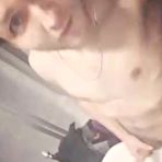 Second pic of Emo dude selfshot video tape jerking off and cumming at AmateurPorn.me