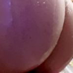 Fourth pic of Amateur huge ass getting oiled in homemade xxx clip at AmateurPorn.me