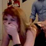 First pic of Redhead girlfriend homemade doggystyle fuck while eating her panties at AmateurPorn.me