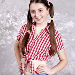 First pic of Anna Shaved Teen with Pigtails by Amour Angels