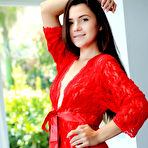 First pic of Hayli Sanders Red Lace Robe