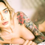 Fourth pic of Tattooed bombshell posing in lingerie for Suicide Girls | Erotic Beauties