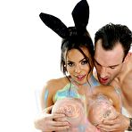 Second pic of Body painting with Easter bunny Luna Star | RealityKings: RK Prime at Gallery Server