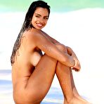 Fourth pic of Priscilla Huggins exposing her perfect body curves on the beach