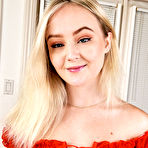 First pic of Natalia Queen Spreads in Red Lingerie