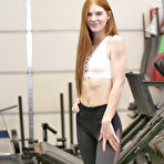First pic of Jane Rogers gets drilled and creamed multiple times in the gym