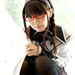 First pic of Cute japanese idol Aisu Kokoa teasing in her panties and glasses | Erotic Beauties