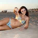 Second pic of Anastasia Black Bikini Beach