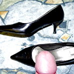 Third pic of Cum on my wifes black shoes - 12 Pics | xHamster