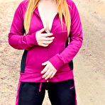 First pic of Penny Pax Flashing Tits on a Dirt Road