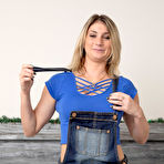 First pic of Christa Takes Off Her Overalls Cosmid - Bunnylust.com