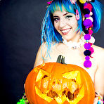 First pic of SHARKYS free photoset Halloween girl Evelyn