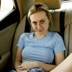 Third pic of Kerin Metzger in a Car