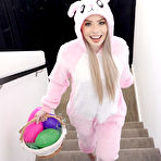 First pic of Haley Spades Easter bunny gets her tight pussy creamed