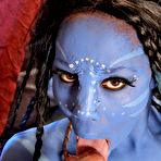 Fourth pic of Misty Stone is a black girl who looks like a babe from Avatar, the movie.