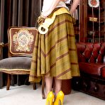 Second pic of Kate Anne in fabulous rare nylons and yellow heels