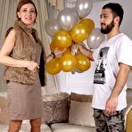 First pic of Hairy mature Gerda Ice is having a big party with cock and balloons - My Free Pornstars
