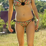 Fourth pic of Antonia peeing in her bikini