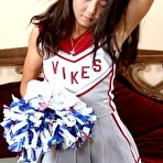 First pic of Asian Cheerleader Masturbating With Her Panties