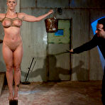 First pic of Perfect boobed blonde Holly Heart gets tortured and toyed by Maestro and Curt Wooster