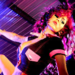Fourth pic of BLUE NEON ART girl ARABELLA on stage