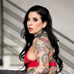 Second pic of [Brazzers Network] Elegant pornstar Joanna Angel reveals her sexy body and poses in stockings - IWantMature.com