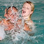 Second pic of Cute female swim instructor banging a senior after drowning naked